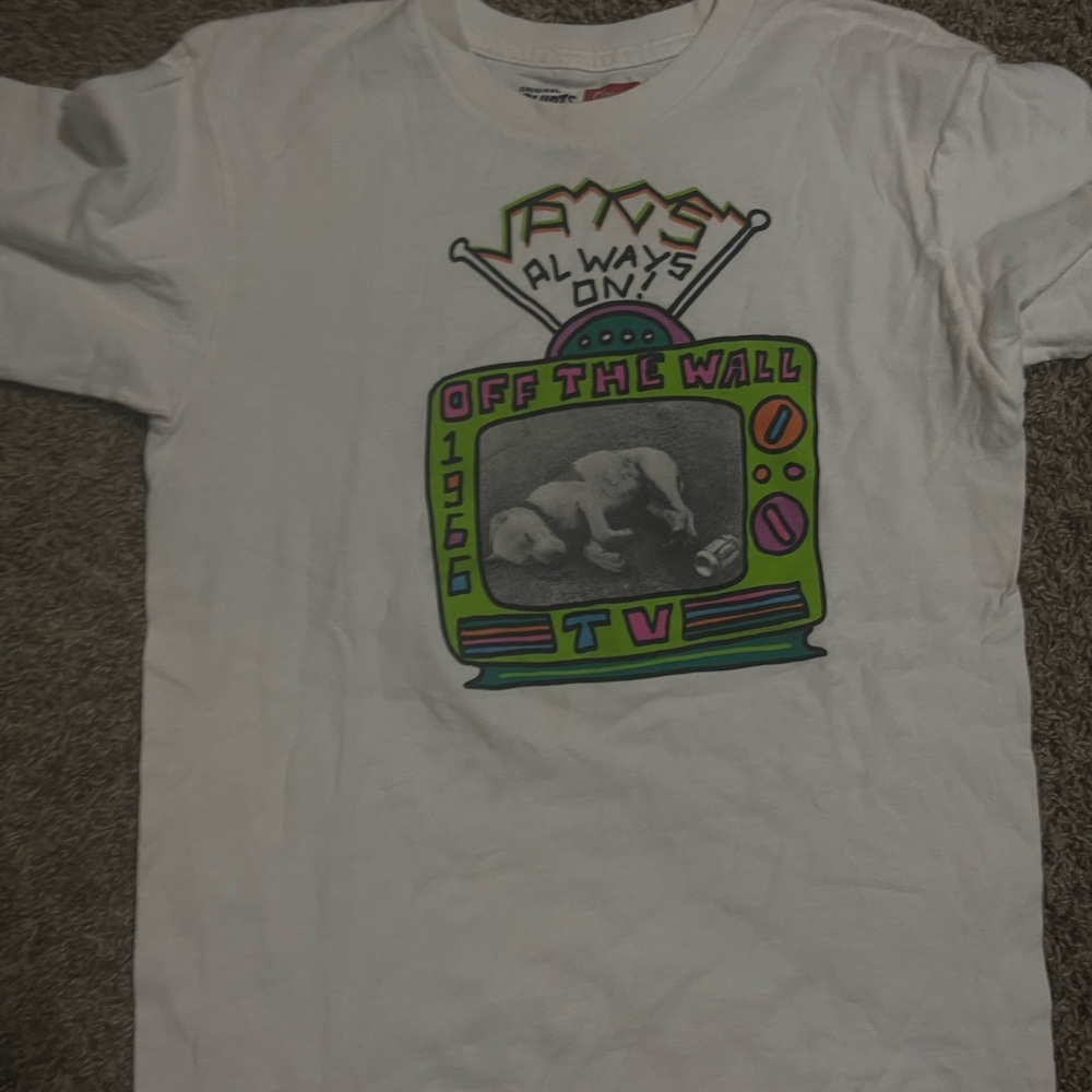 Vans Graphic White T-Shirt with Colorful Print